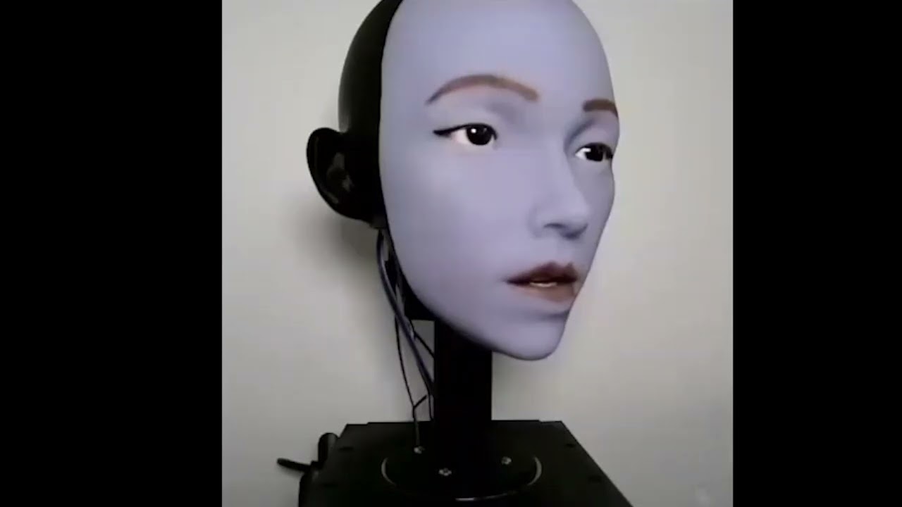 Un robot aprende a sincronizar los labios - YouTube