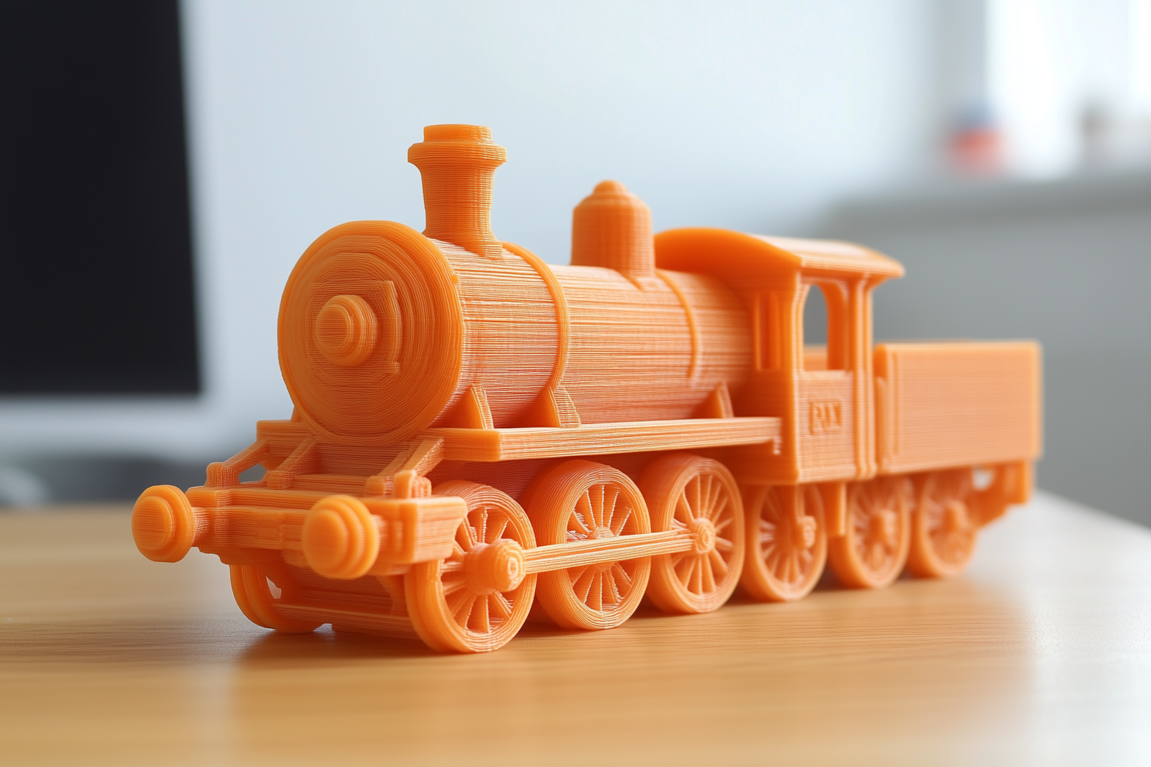 tren impreso en 3D