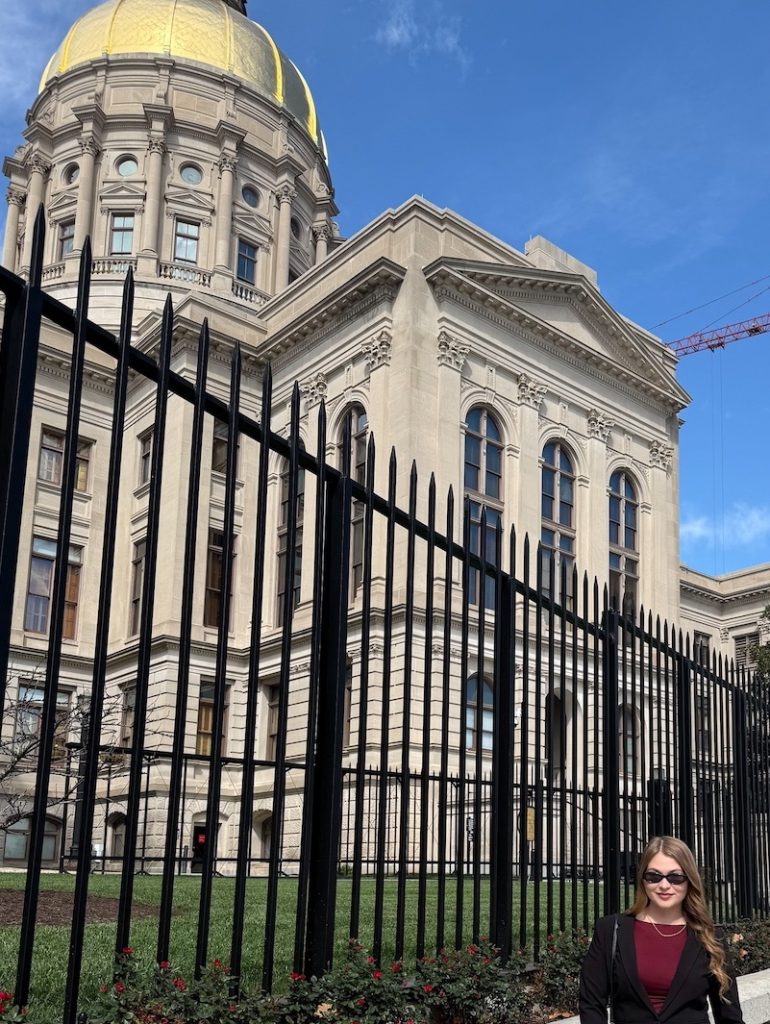 Mujer en el Capitolio
