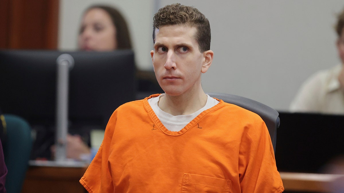 Bryan Kohberger durante la sentencia