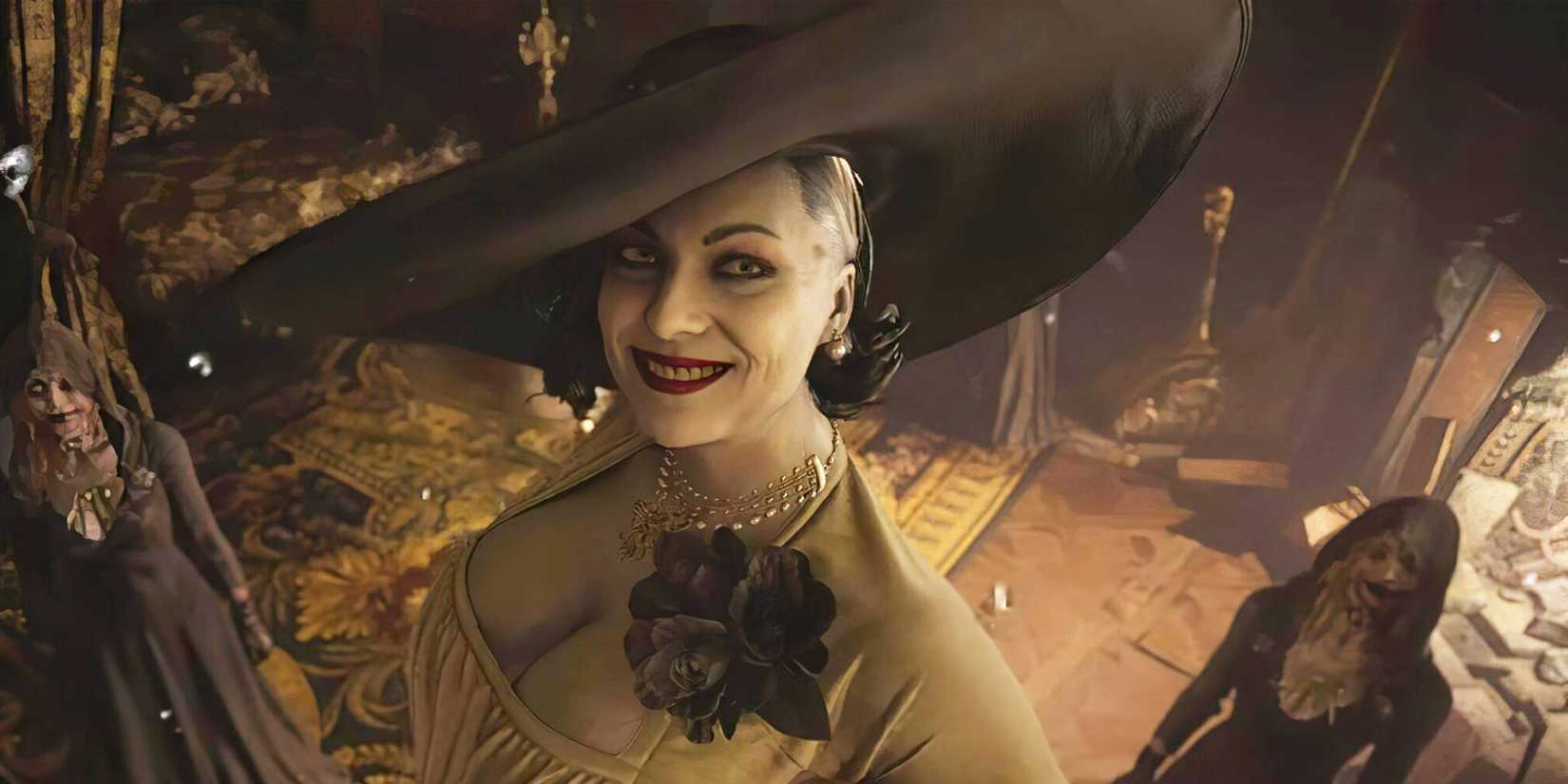 Lady Dimitrescu y sus hijas en Resident Evil Village.