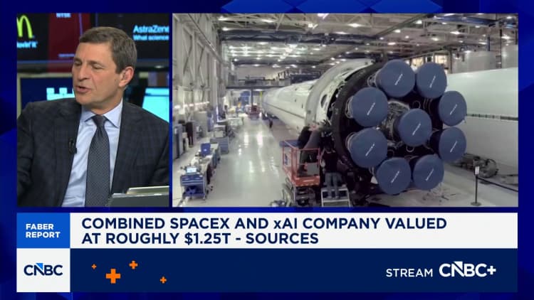 Informe Faber: empresa combinada SpaceX y xAI valorada aproximadamente en 1,25 billones de dólares