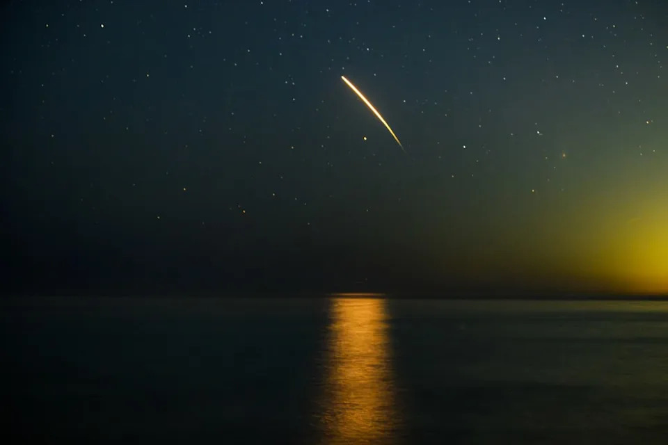Accidente de SpaceX cerca de Ocean Beach. (Chris Mannerino)
