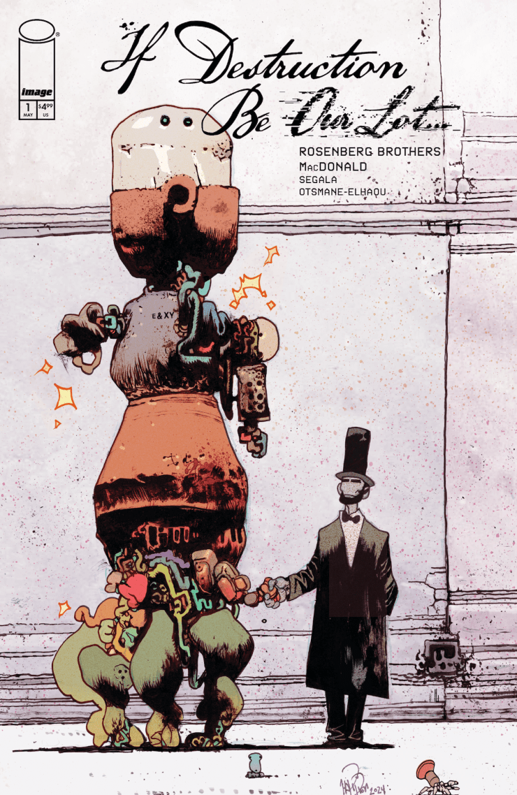Nueva imagen de la serie de ciencia ficción 'If Destruction Be Our Lot' Robo Abraham Lincoln encuentra un propósito