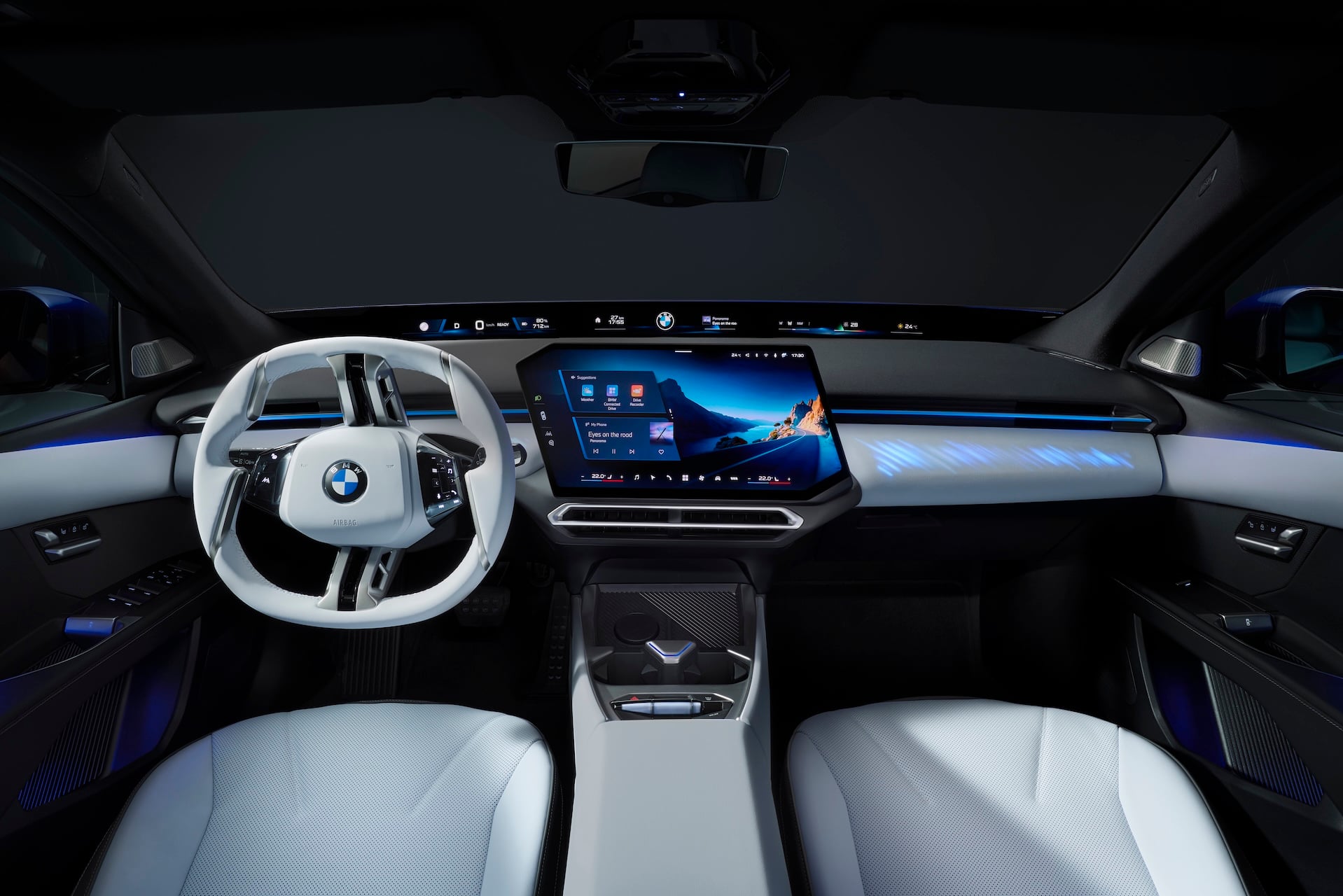 El interior del BMW i30.