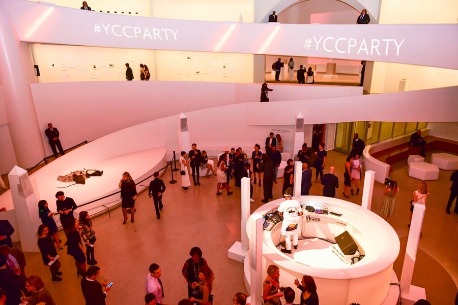 La Fiesta de Jóvenes Coleccionistas 2016 en el Museo Guggenheim. Foto: Patrick McMullan/Sean Zanni.