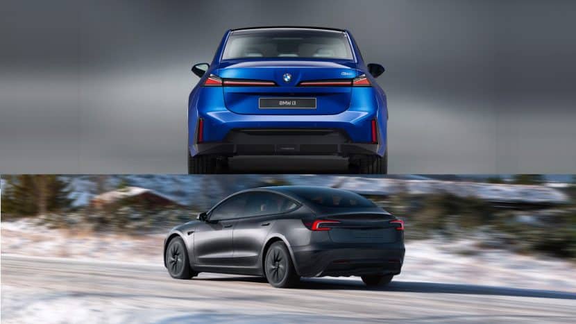 I3 VS MODELO 3 TRASERO I3 VS MODELO 3 TRASERO