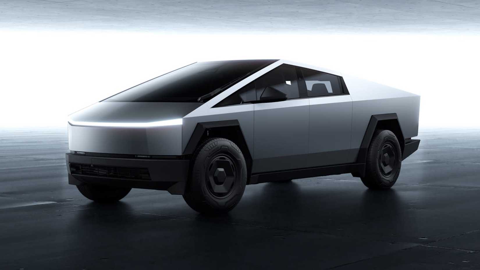2025 Tesla Cybertruck de largo alcance AWD primero 3/4