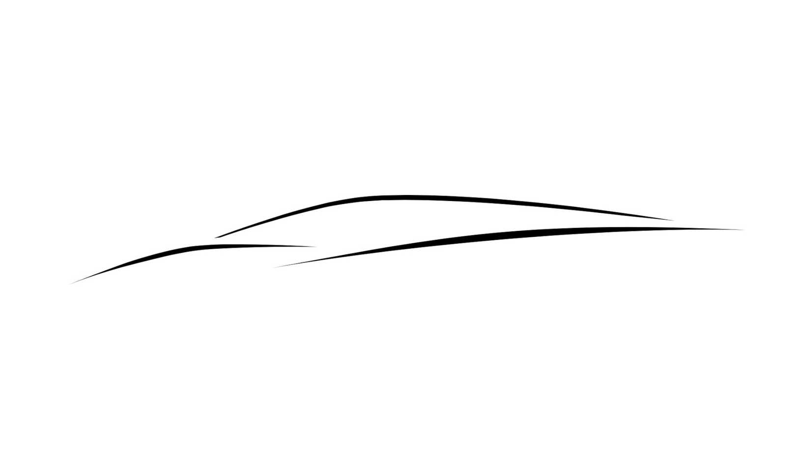 Logotipo De La Silueta Del Tesla Roadster
