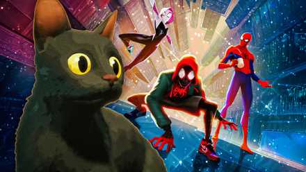 Imágenes de Flow y Spider-man: Into the Spider-Verse