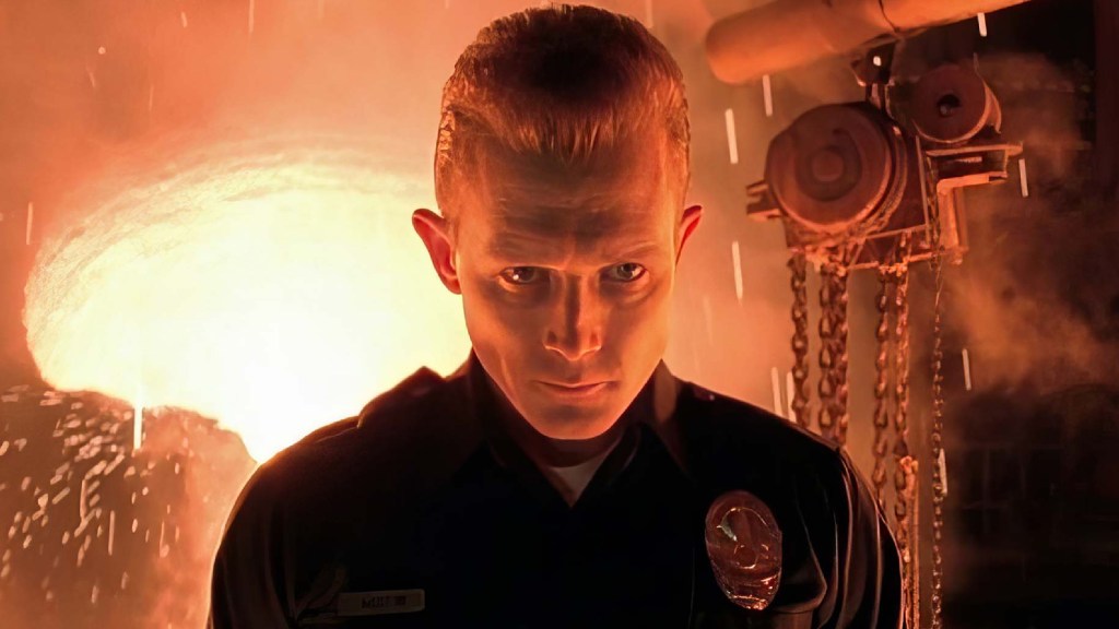 Robert Patrick como el T-1000 en Terminator 2: El día del juicio final