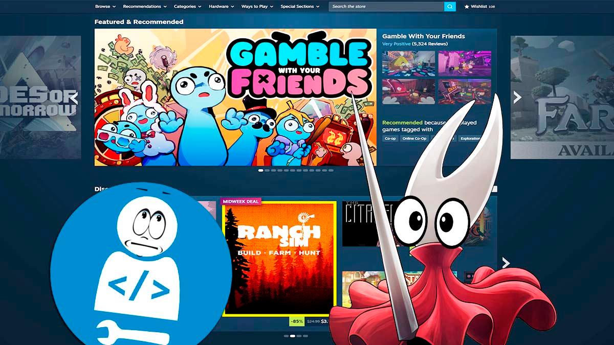 Los desarrolladores independientes responden al rediseño de Steam: 'Nuestros juegos serán más difíciles de encontrar, favoreciendo a los grandes'